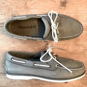 Classic Timberland Handsewn Leather 2 Eyelet Boat Shoes